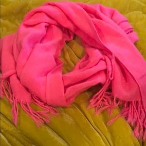 H&M knot pink scarf